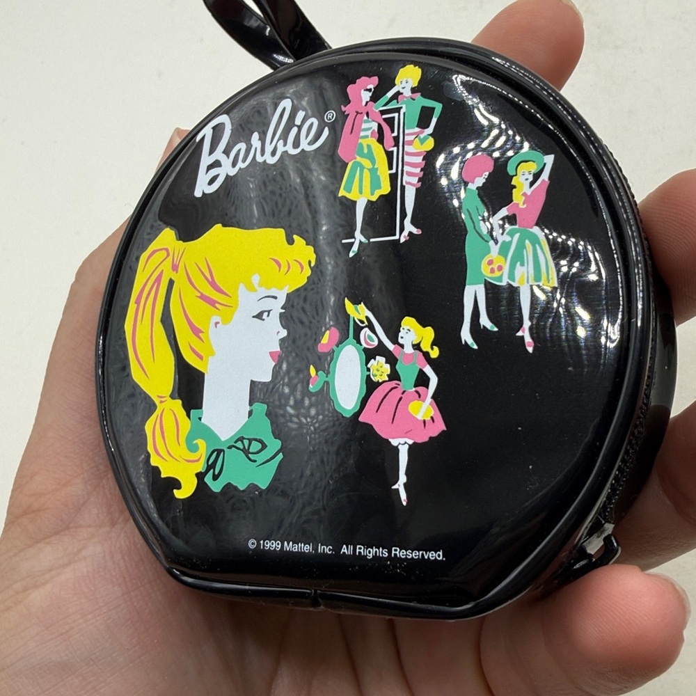 Vtg Hallmark Keepsake Christmas Ornament Barbie Mini Hatbox Collectible Decor - Picture 8 of 12